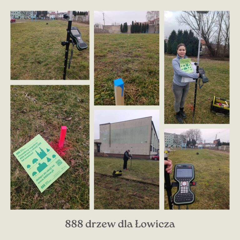 Znaczymy miejsca nasadzeń